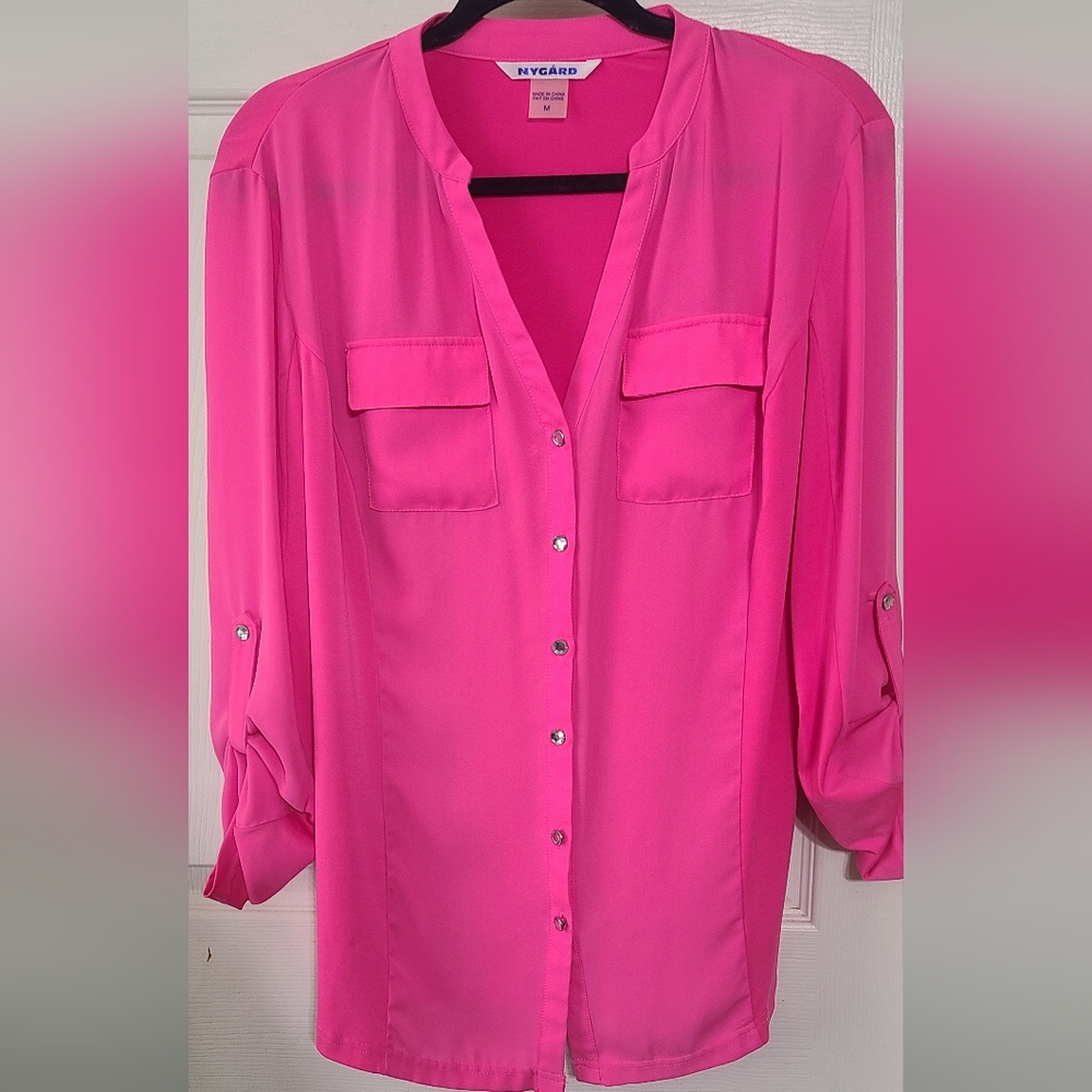 Nygard Button Down Shirt EUC Size M